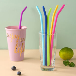 Silicone straw