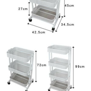 Slim Rolling Shelf