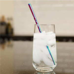 Stainless steel unicorn straw