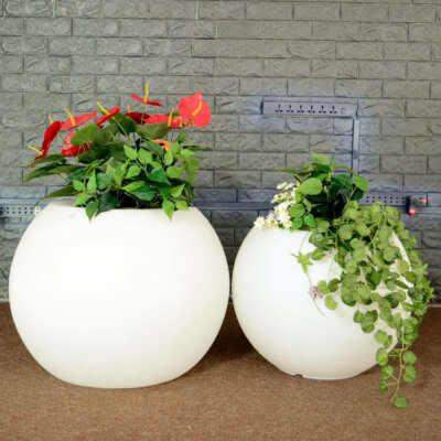 Globe Flower Pot 4