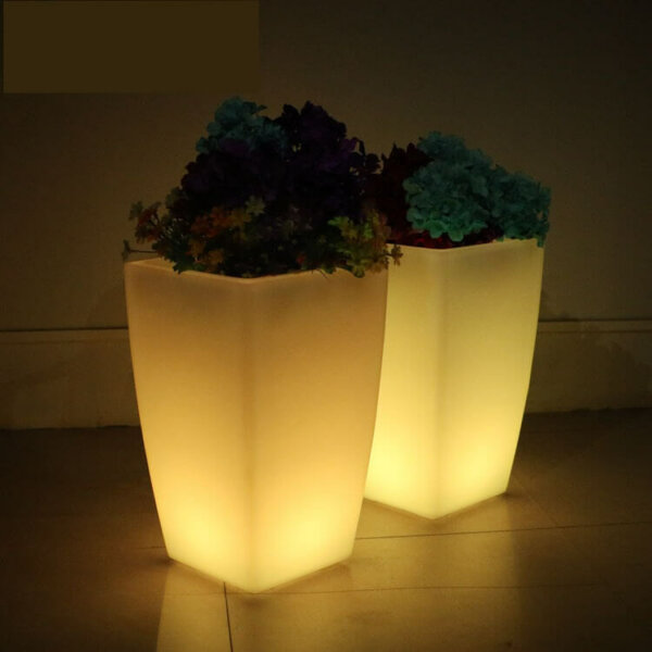 Square Curve Flower Pot