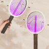 2 in 1 USB Rechargeable Electric Mosquito Zapper Racket Lamp 6