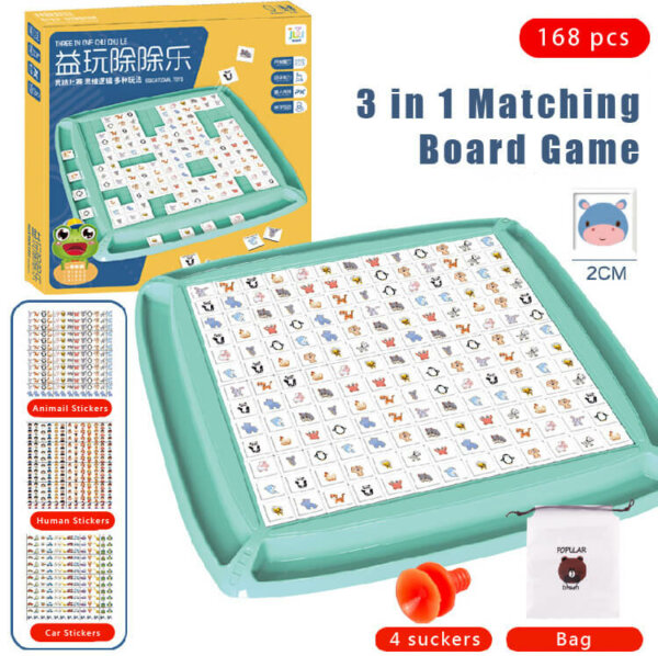 3 in 1 Matching Board Game 2