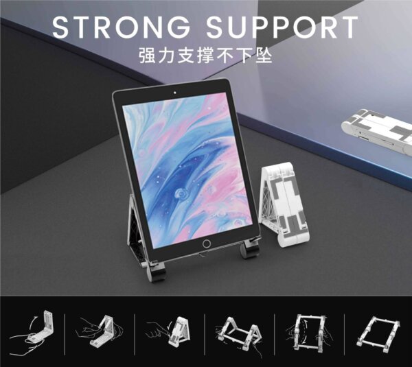 3 in 1 Multi Function Pocket Size Adjustable Laptop Phone Tablet Stand