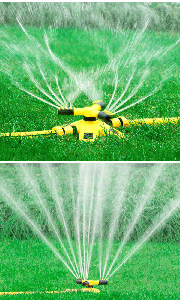 Automatic 360 Degree Adjustable Rotating Irrigation Sprinkler 3