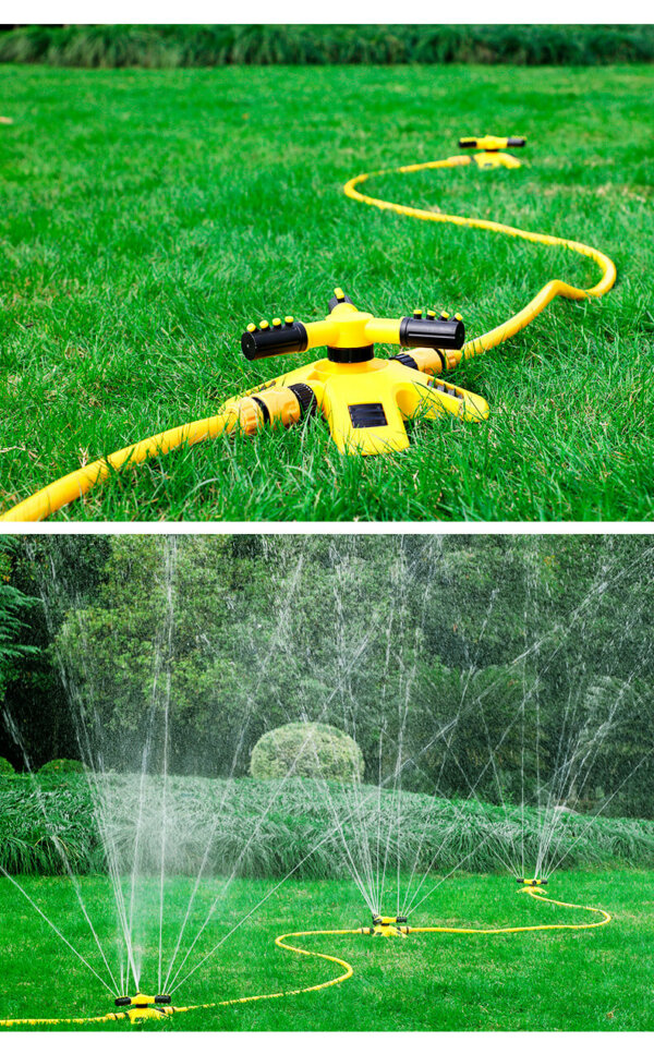 Automatic 360 Degree Adjustable Rotating Irrigation Sprinkler 5