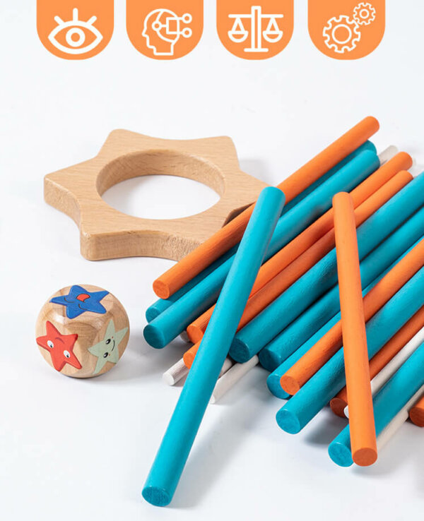 Colorful Wooden Balance Sticks 4