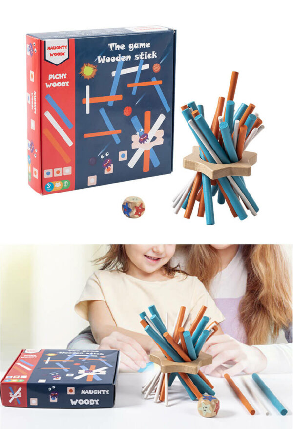 Colorful Wooden Balance Sticks