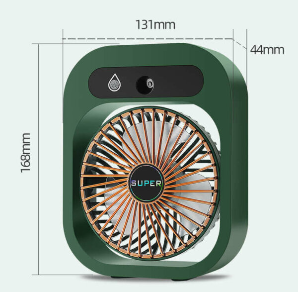 Small Cooling Misting DeskFan 5