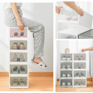 Stackable Shoes Organizer Storage Drawer