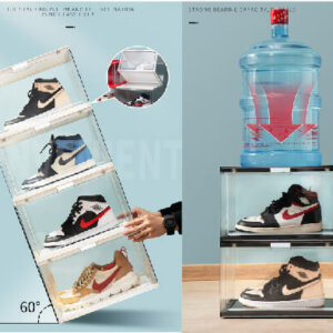 Sturdy Shoe Organizer with Magnetic Doo