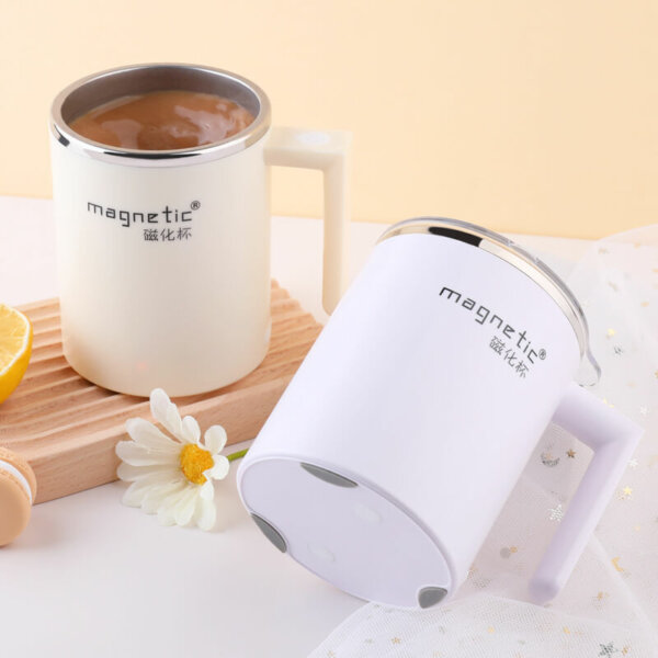 USB Rechargable Automatic Magnetic Stirring Mug 7