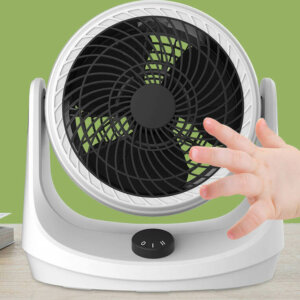 USB Rechargeable 2 Speed Room Air Circulator Fan 2