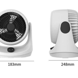 USB Rechargeable 2 Speed Room Air Circulator Fan 3