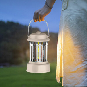 USB Rechargeable Electric Bug Zapper Lamp Indoor Outdoor 4