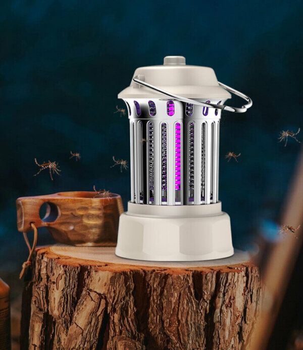 USB Rechargeable Electric Bug Zapper Lamp Indoor Outdoor 6