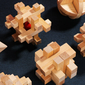Wooden Burr Puzzles 2