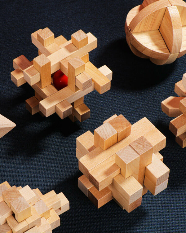 Wooden Burr Puzzles 2