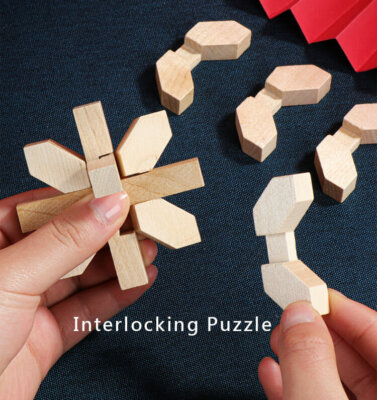 Wooden Burr Puzzles 3