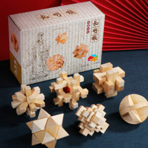 Wooden Burr Puzzles 4