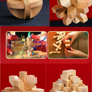 Wooden Burr Puzzles 5