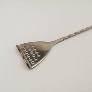 Bar stirring spoon with muddler 4