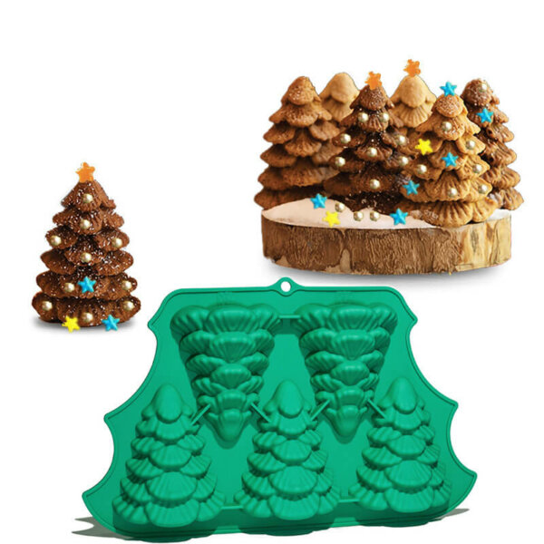 Christmas Patten Candy cake baking mould 3