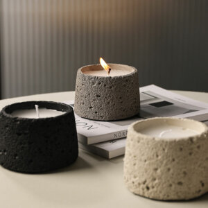 Concrete candle jar 4 1