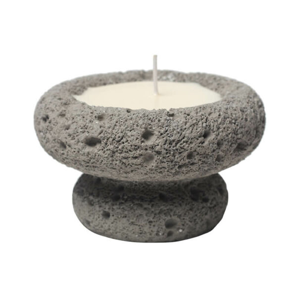 Concrete candle jar 4