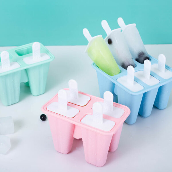 Food grade silicone ice cream popsicle mold 2