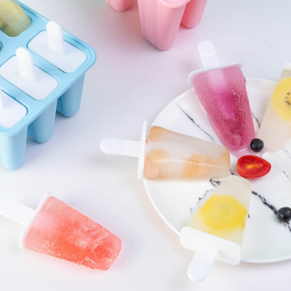 Food grade silicone ice cream popsicle mold 3