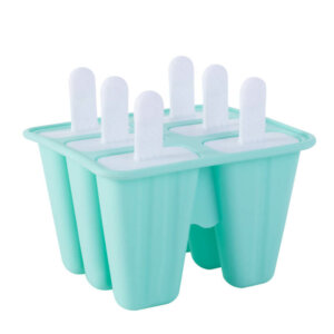 Food grade silicone ice cream popsicle mold 6