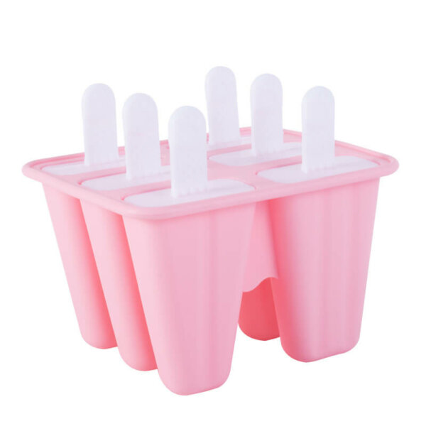 Food grade silicone ice cream popsicle mold 8