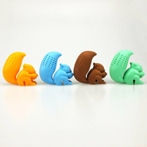 Silicone squirrel tea filter