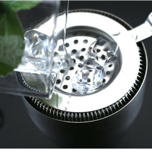 handheld wine beer vodka stainless steel ice bar tool strainer 5